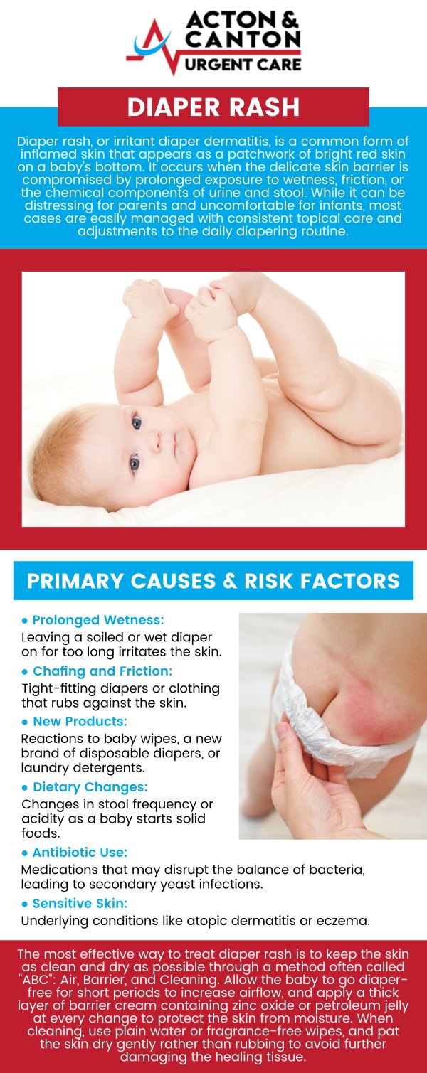 Common questions asked by patients: What causes diaper rash in babies and toddlers? How can I tell if my baby’s diaper rash is serious? What are the best ways to treat diaper rash at home? When should I see a doctor for a persistent diaper rash? For more information, contact us or schedule an appointment online. We are located at 95 Washington St, Ste 204 A, Canton, MA 02021. We serve patients from Canton MA, Sharon MA, Stoughton MA, Norwood MA, Walpole MA, Westwood MA, Milton MA, Raynham MA, and surrounding areas.